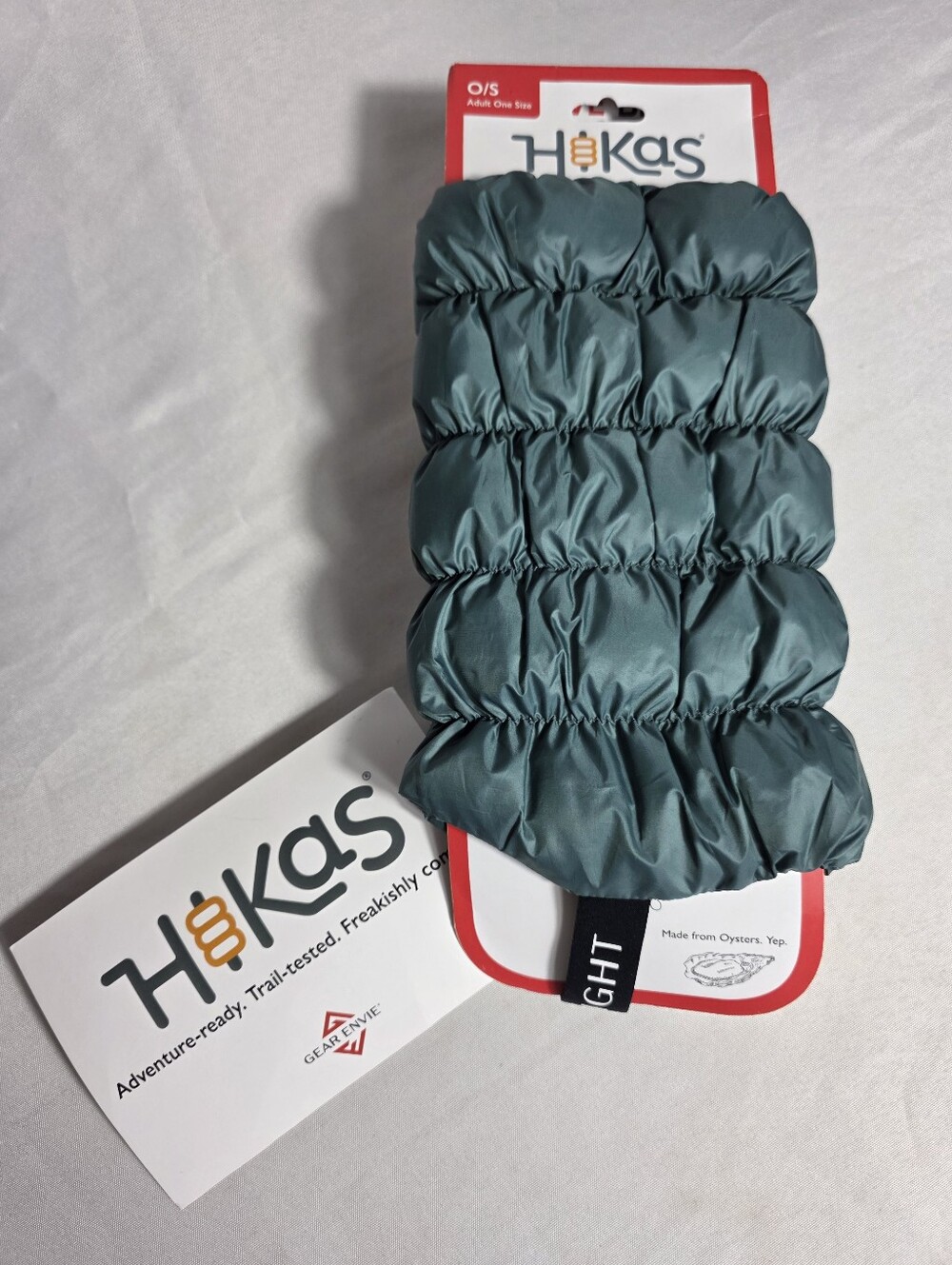 Hikas Outdoor Gaitor Cuffs Water Resistant Blue Spruce Reflective New